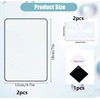WJINNG 5-Pack (2 Magnifying Sheets for Reading 5x7 + 2