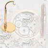 TAURISH Pocket Watch Display Stand - Half Arch Chrome, Brass