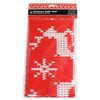 Chef Craft Christmas Sweater Tablecloth, 52x108 Inches, Red & White