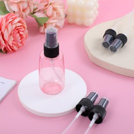 Giantree 10Pcs Spray Bottle Top, Spray Bottle Tops Replacement, Spray Nozzle for Bottles, Spray Bottle Nozzle Pump Plastic for Fine Mist Sprayer Perfume Top Replacement(Black,20MM)