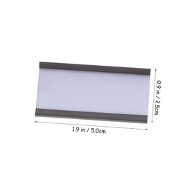 Operitacx Material 50pcs Magnetic Label Holders Easy to Use for Warehouse Home Organization