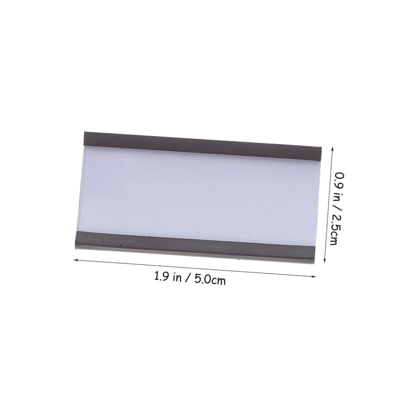 Operitacx Material 50pcs Magnetic Label Holders Easy to Use for