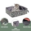Portable Cat Litter Tray, Foldable Cat Litter Tray, Waterproof and