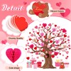 Buryeah 77 Pcs Valentine's Day Tree Bulletin Board Set 47