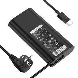 130W USB C Laptop Ladekabel für Dell XPS 15 9500 17 9700 Latitude 7210 7310 7410 9410 9510 5420 5520 Precision 5550 5750 3560 3550 3551 Netzteil Ladegerät