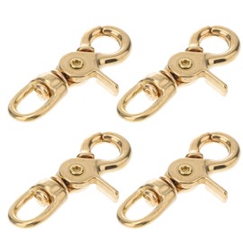 iplusmile Swivel Clasps Lanyard Snap Hook - 11mm Brass Clasp Swivel Trigger Clips - Lobster Claw Clasp for Key Chain, Dog Leash Collar, DIY Craft