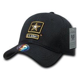 Rapiddominance Army Air Mesh Military Cap, Black