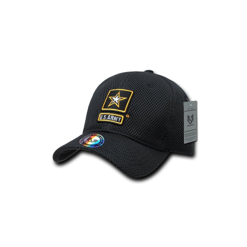 Rapiddominance Army Air Mesh Military Cap, Black