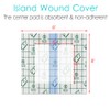 25 Pcs Waterproof Dialysis Catheter Shower Cover + Non-Stick Center