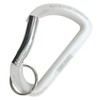 TouGH Label VEX-145 Carabiner, Rudged 0.3 inches (8 mm), White