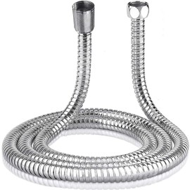 Stainless Steel Chrome Shower Hose Pipe Universal Standard Fitting Leakproof High Pressure Resistance Anti Kink Plumbing Bathroom Easy DIY Replacement Shower Hoses 3 Meter HTUK (3 Meter)