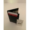 J.CREW J CREW Black Leather Inside Out Magic Wallet BiFold