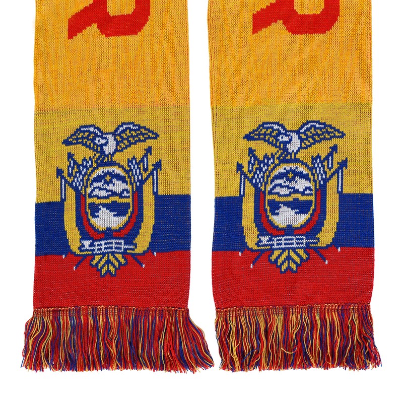 Ecuador Soccer Knit Scarf