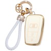 ontto TPU Car key fob cover Compatible with Toyota 2018-2024