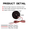 GTINTHEBOX Red Lens Led Rear Bumper Reflector Tail Brake Stop