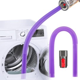 Dryer Vent Lint Removal Tool Vacuum Attachments Hose for Dyson GEN 5 V15 V12 V11 V10 V8 V7 Detect Outsize Slim Absolute Cyclone Vacuum Cleaner Dryer Cleaner Kit Nozzle Crevice Flexible Hose