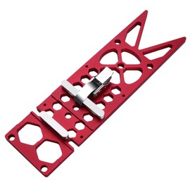 Aluminum Track Saw Square Guide 13.4"CNC Milled 90° Right Angle Stop for Circular Saws, Compatible with Festool & Makita Rails - Durable, Easy-Install, Precise Woodworking Tool