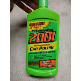 Turtle Wax VTG Turtle Wax Finish 2001 Car Polish HTF RARE 20oz Full Green Bottle Unused