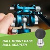PATIKIL 0.67" Ball Mount Base Ball Adapters with 1/4" Threaded