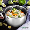 NutriChef 3-Quart Stainless Steel Soup Pot - 18/8 Food Grade