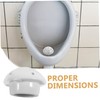 Tofficu Urine Strainer for Urinal Ceramic Funnel Cover Bath Plug
