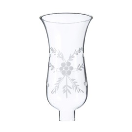 B&P Lamp® 1 5/8" X 10" Cut "Flower" Hurricane Shade