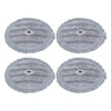 4PCS Fiber Mopping Pads High Strength Mop Cleaning Cloth Replacement