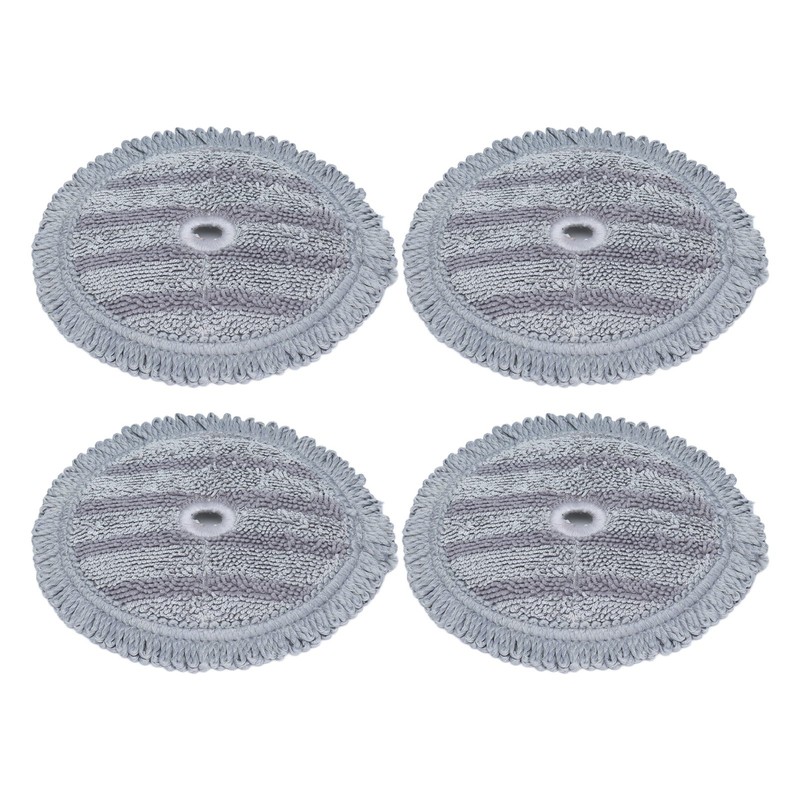 4PCS Fiber Mopping Pads High Strength Mop Cleaning Cloth Replacement