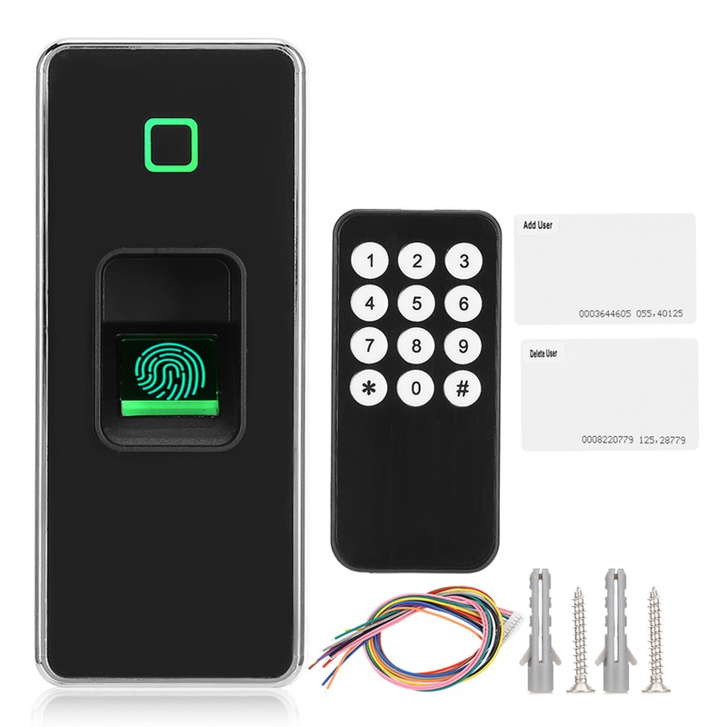 Metal Access Controller 125KHZ RFID Card Reader Waterproof Fingerprint Door
