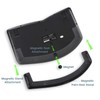 Perixx PERIDUO-606 Wireless Mini Ergonomic Keyboard with Portable Vertical Mouse