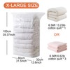 3 Pack No Pump Vacuum Storage Bags, Press and Seal