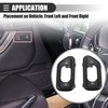 A ABSOPRO Jeep Wrangler JK 11-18 Door Switch Cover Black