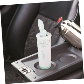 CIYODO 3pcs Portable Cylinder Tissue Box Stylish Round Car Tissue Holder for Travel and Home Use Durable Bathroom Napkin Storage Lightweight Design for Easy Storage and Access
