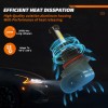 AUIMSOCO 9005 9006 Combo LED Headlight Bulbs Ultra Bright White