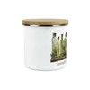 Almond Flour Storage Canister - Green Herb Oils 1.2L Enamel