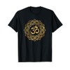 Sacro Om Mandala Yoga spirituale Maglietta