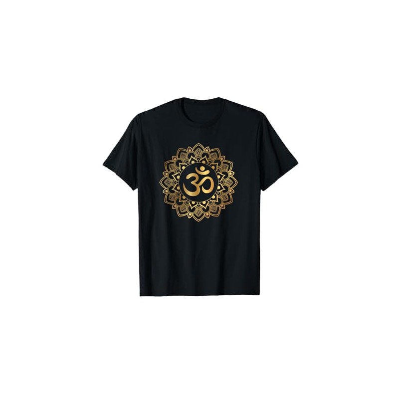 Sacro Om Mandala Yoga spirituale Maglietta