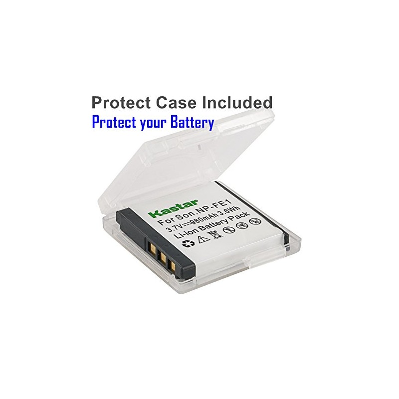 Kastar Battery 1-Pack for Sony NP-FE1 and Sony DSC-T7 DSC-T7/B
