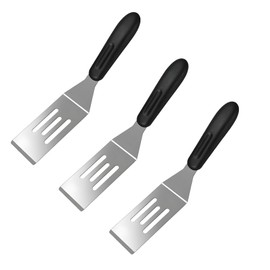 LENGll Small Spatula 3 Pieces - Mini Serving Spatula for Kitchen Use, Stainless Steel Spatulas for Flipping Pancakes, Brownies, Cookies, Eggs, and More