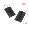 Tulead Acrylic Hinges Black Hinges 2.95"x1.77" Piano Hinges Box Hinges