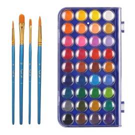 Mr. Pen- Watercolor Paint Set, 40 pcs, 36 Colors, Watercolor Paints, 4 Brushes, Non-Toxic Watercolor Paint, Portable Watercolor Set, Water Colors for Adults, Kids, Beginners and Artists