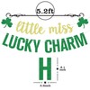 Little Miss Lucky Charm Banner, Clover Baby Shower Sign, Lucky