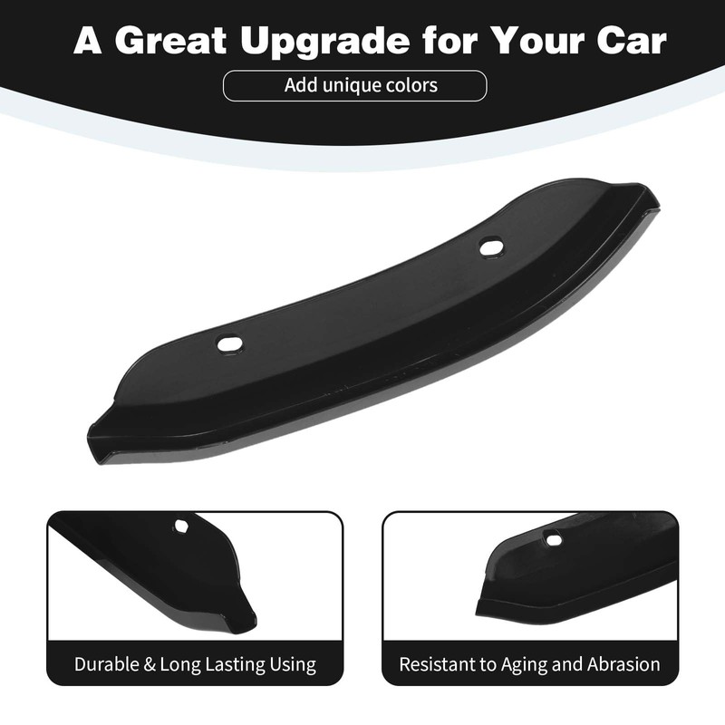 PDKLIN for Challenger Front Bumper Lip Splitter Protector Cover Trim