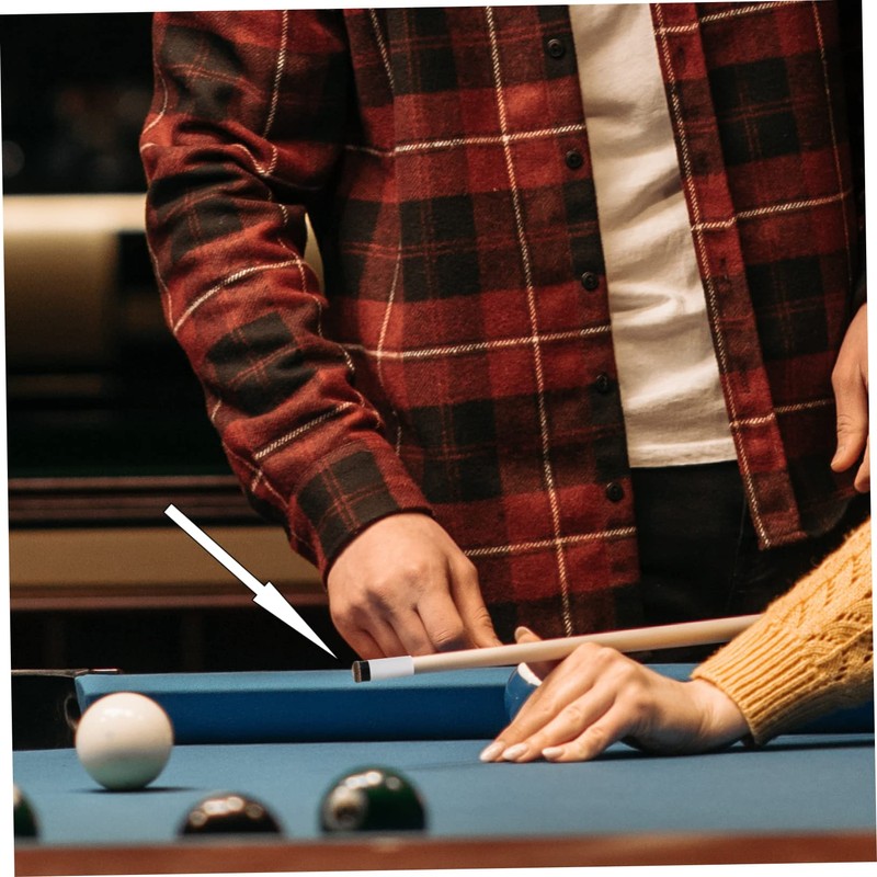 Outanaya 10pcs Screw Billiard Cue Tips Replacement Durable Plastic Tips