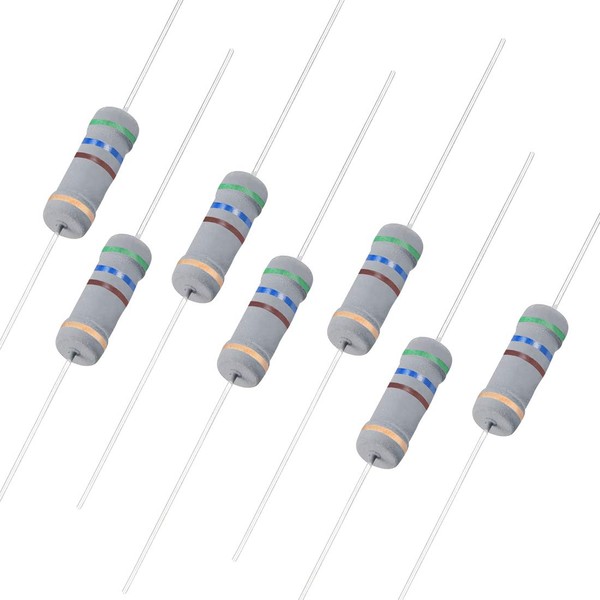 uxcell 200Pcs 560 Ohm Resistor, 2W 5% Tolerance Carbon Film