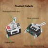 GLL 5pcs Rocker Switch SPST 2 Pin On/Off Switch DC
