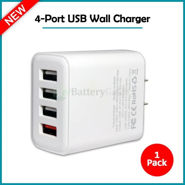 Universal, For OnePlus 4-Port Quick Charge 4.8A USB Hub Wall