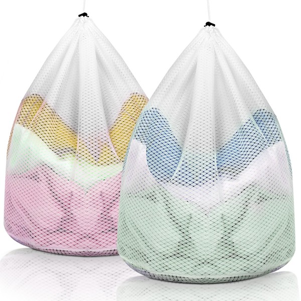 AiQInu Set of 2 Laundry Bags, Washing Machine, 40 x