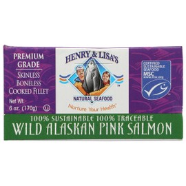 Henry & Lisa's Natural Seafood Wild Alaskan Pink Salmon, 6 oz