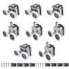 8 Pcs Shower Door Roller 23mm Aluminum Alloy Shower Door